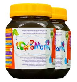 Хорошим средством для укрепления детского иммунитета является витамины ДороМарин. Их эффект связан с натуральным составом. В лечебно-профилактический продукт входят: